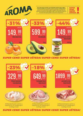 Aroma Market katalog - 24.10.2024 - 27.10.2024.