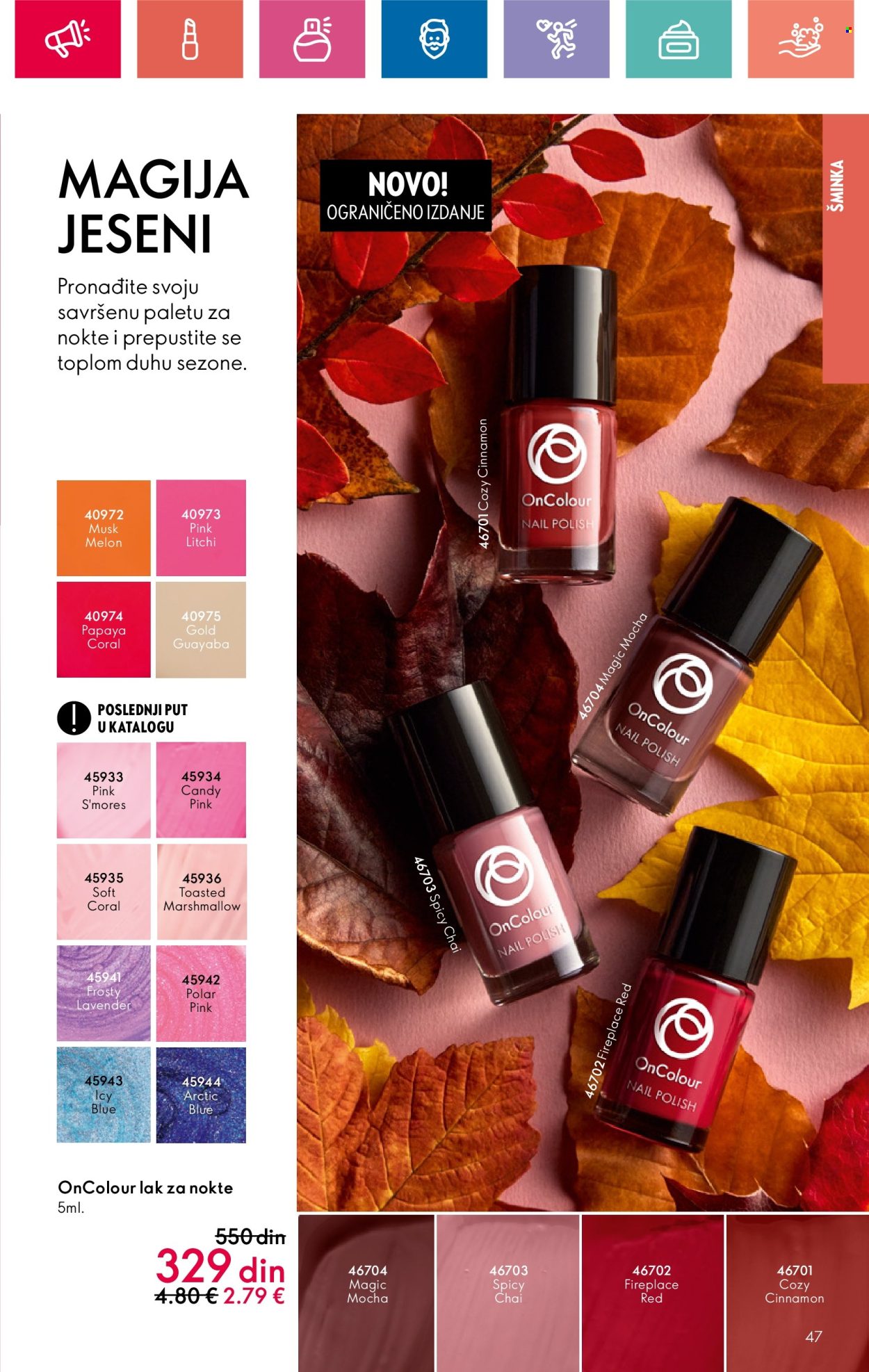 Oriflame katalog - 24.10.2024 - 13.11.2024. Stranica 47