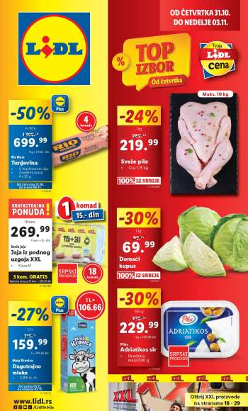 Lidl katalog - 31.10.2024 - 06.11.2024.
