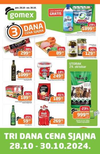 Gomex katalog - 28.10.2024 - 30.10.2024.