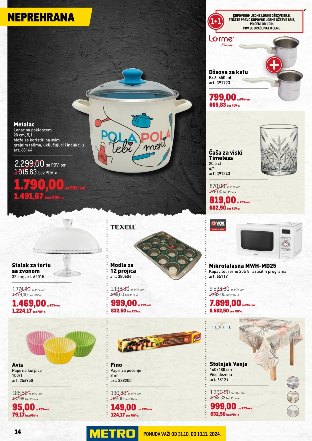Metro katalog - 31.10.2024 - 13.11.2024. Stranica 14