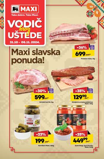 Maxi katalog - 31.10.2024 - 06.11.2024.
