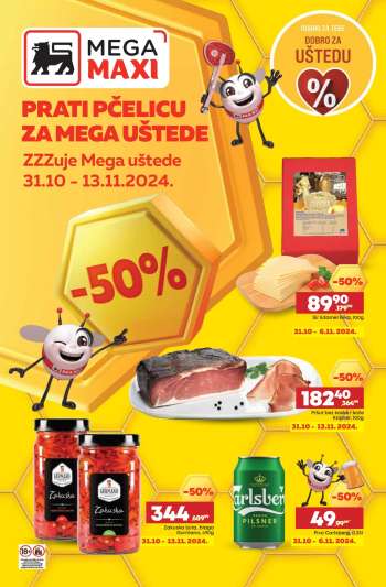 Mega Maxi katalog - 31.10.2024 - 13.11.2024.