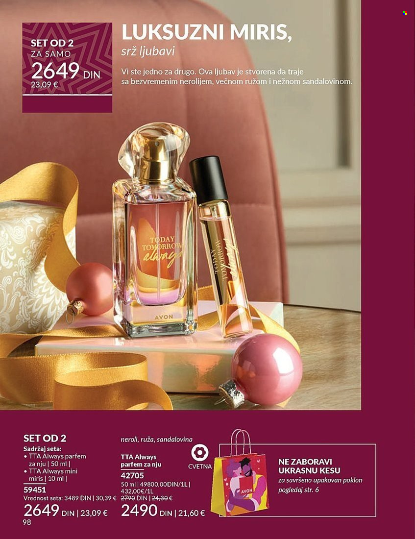 Avon katalog - 01.11.2024 - 30.11.2024. Stranica 98