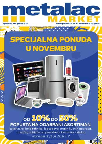 Metalac Market katalog - 01.11.2024 - 30.11.2024.