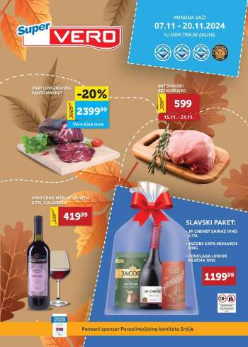 SuperVERO katalog - 07.11.2024 - 20.11.2024.