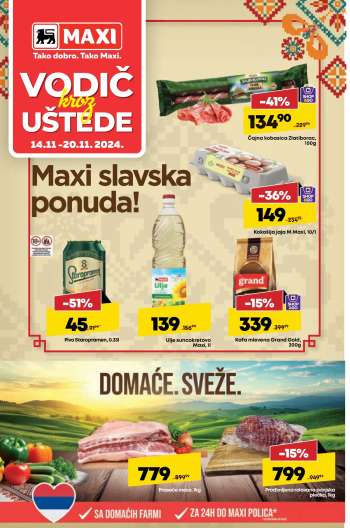 Maxi katalog - 14.11.2024 - 20.11.2024.