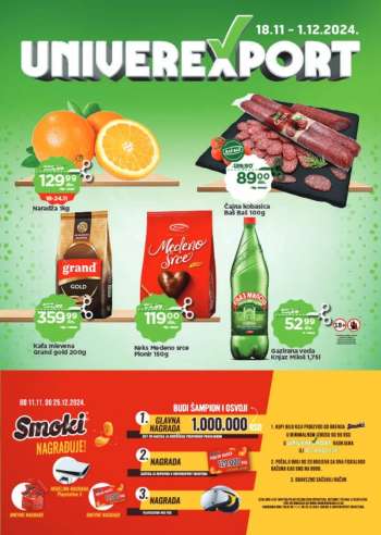 Univerexport katalog - 18.11.2024 - 01.12.2024.