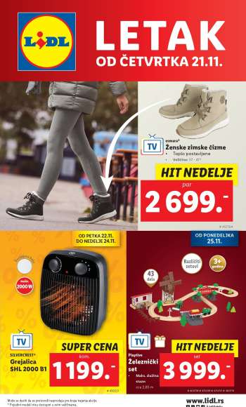 Lidl katalog - 21.11.2024 - 27.11.2024.