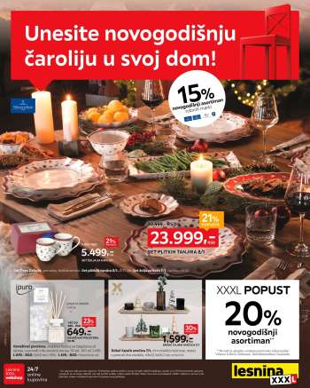 Lesnina XXXL katalog - 18.11.2024 - 15.12.2024.