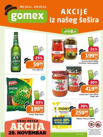 Gomex katalog - 20.11.2024 - 03.12.2024.