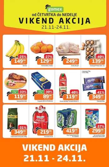 Gomex katalog - 21.11.2024 - 24.11.2024.