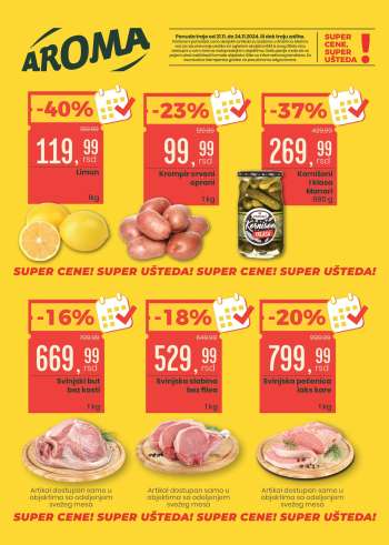 Aroma Market katalog - 21.11.2024 - 24.11.2024.