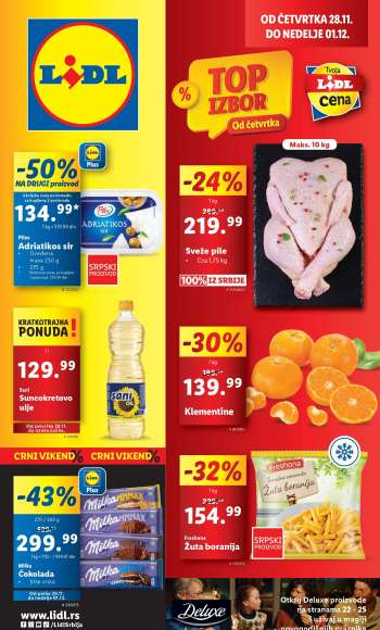 Lidl katalog - 28.11.2024 - 04.12.2024.