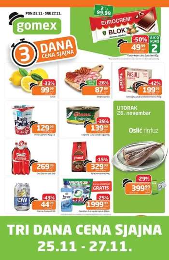 Gomex katalog - 25.11.2024 - 27.11.2024.