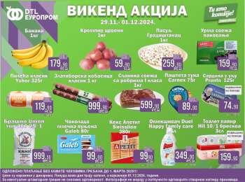 Europrom katalog - 29.11.2024 - 01.12.2024.