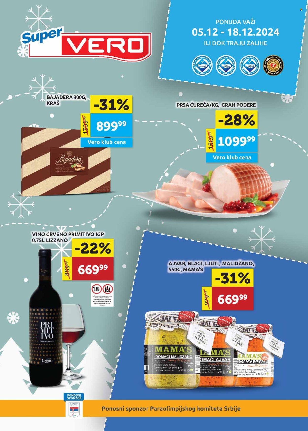 SuperVERO katalog - 05.12.2024 - 18.12.2024. Stranica 1