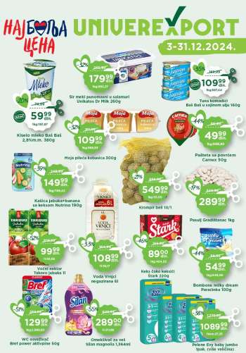 Univerexport katalog - 03.12.2024 - 31.12.2024.