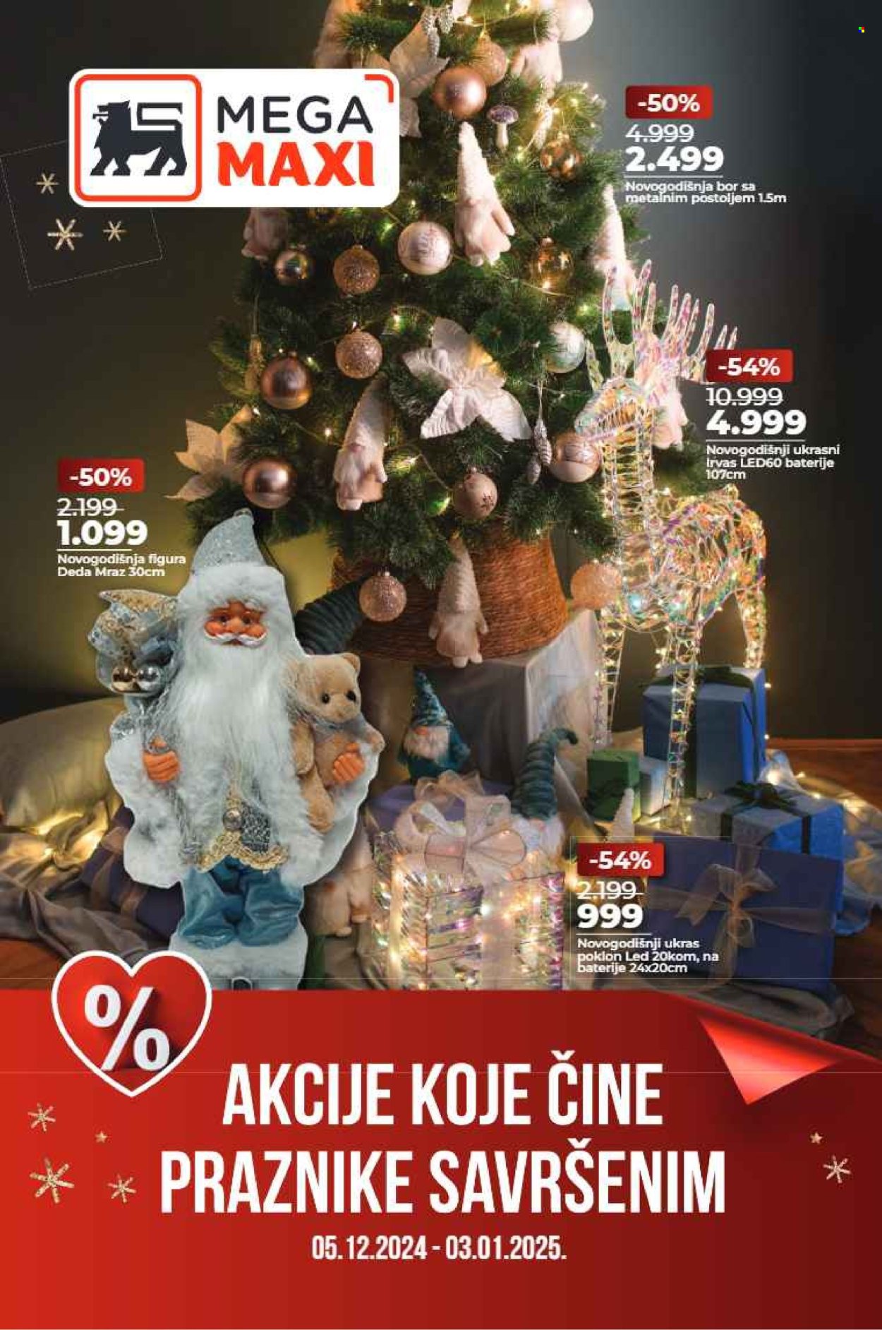 Mega Maxi katalog - 05.12.2024 - 03.01.2025. Stranica 1