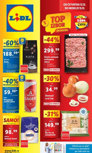 Lidl katalog - 12.12.2024 - 18.12.2024.