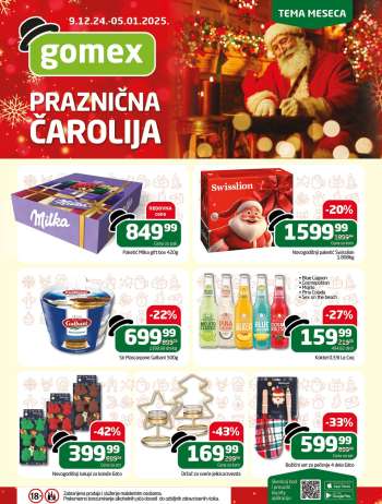 Gomex katalog - 09.12.2024 - 05.01.2025.