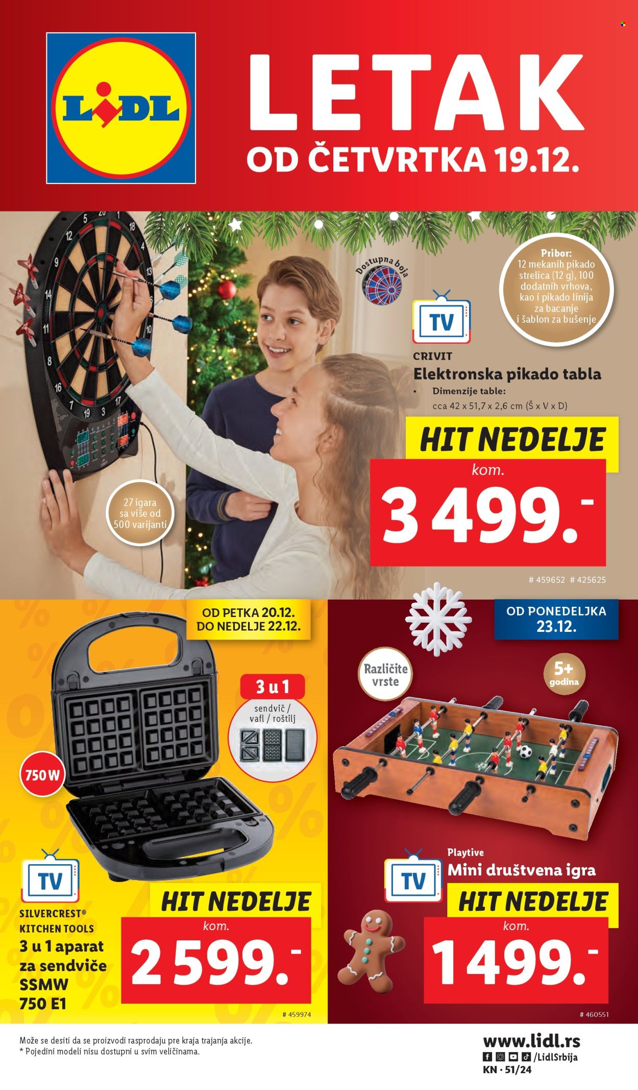 Lidl katalog - 19.12.2024 - 25.12.2024. Stranica 1