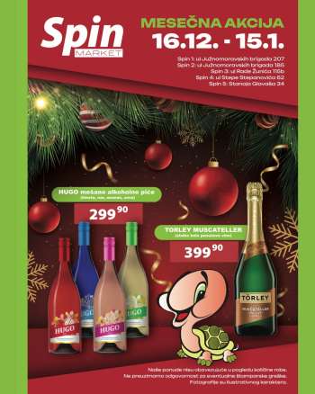 Spin Market katalog - 16.12.2024 - 15.01.2025.