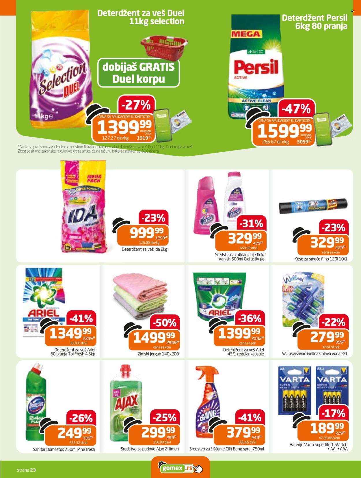 Gomex katalog - 18.12.2024 - 07.01.2025. Stranica 23