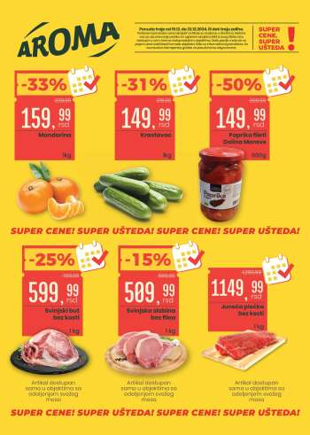 Aroma Market katalog - 19.12.2024 - 22.12.2024.