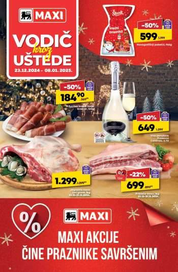 Maxi katalog - 23.12.2024 - 08.01.2025.