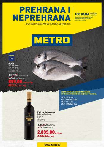 Metro katalog - 26.12.2024 - 08.01.2025.