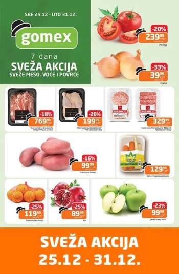 Gomex katalog - 25.12.2024 - 31.12.2024.