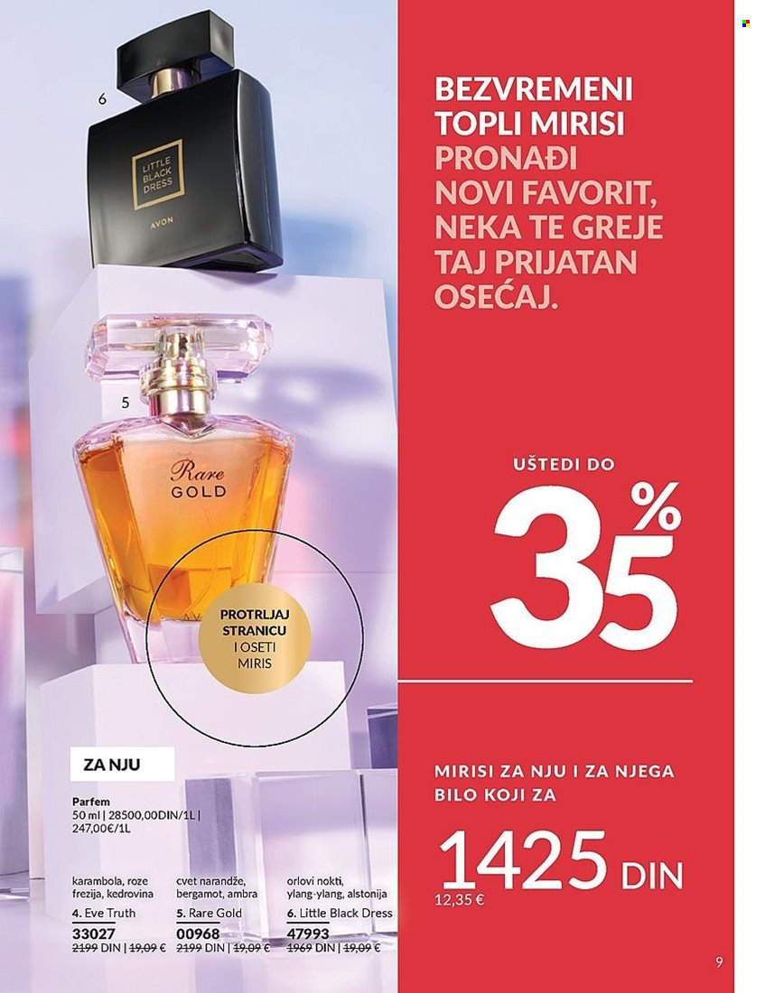 Avon katalog - 27.12.2024 - 31.01.2025. Stranica 9