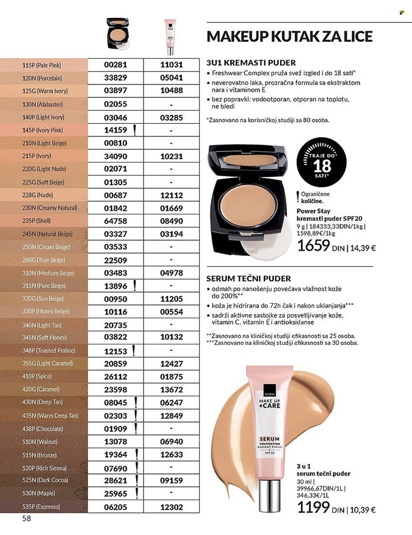 Avon katalog - 27.12.2024 - 31.01.2025. Stranica 58