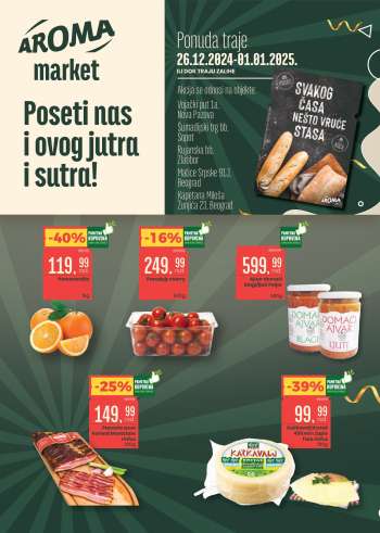 Aroma Market katalog - 26.12.2024 - 01.01.2025.