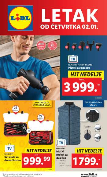 Lidl katalog - 02.01.2025 - 08.01.2025.