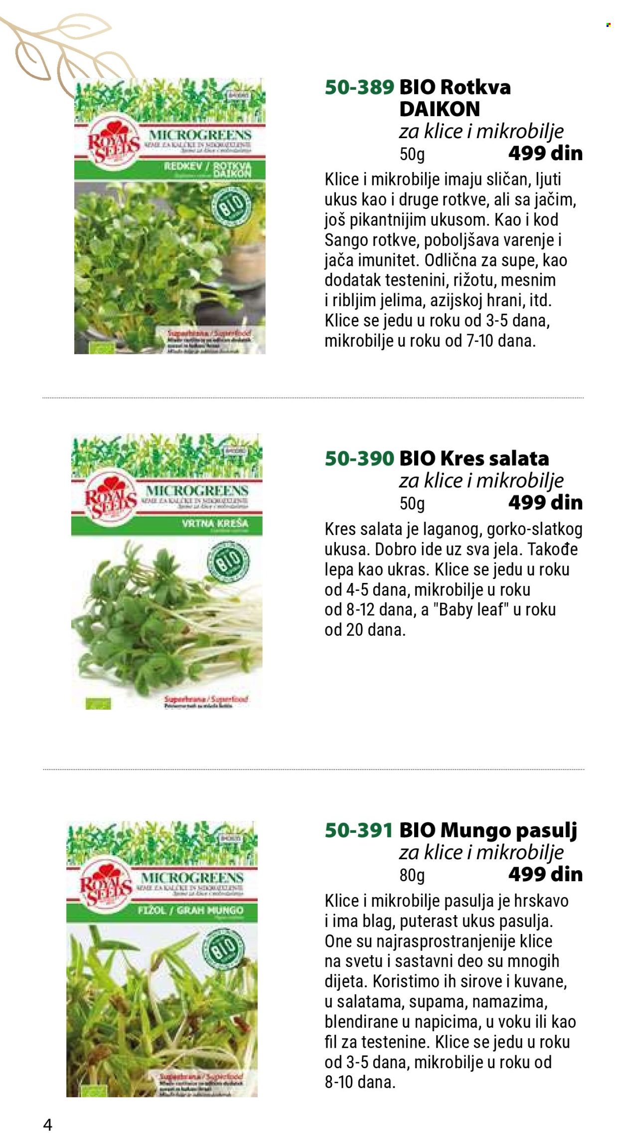 Flora Ekspres katalog. Stranica 4
