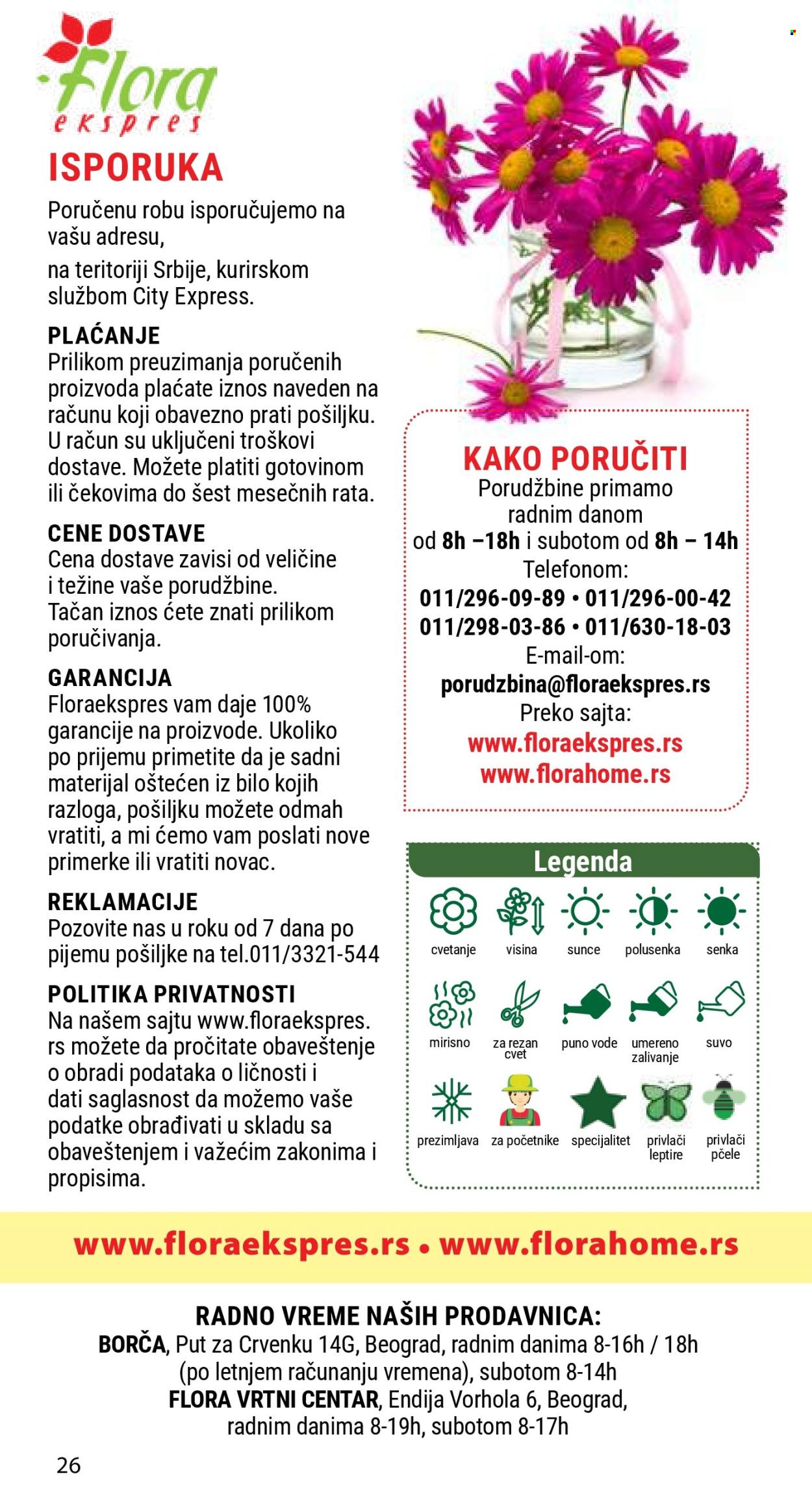 Flora Ekspres katalog. Stranica 26