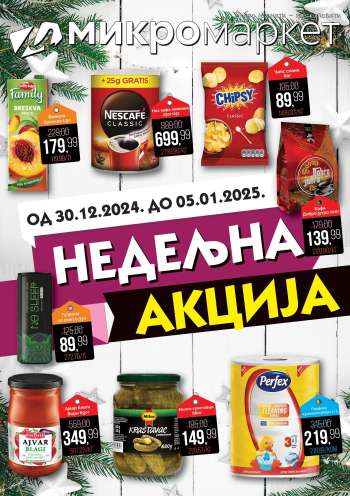 Mikromarket katalog - 30.12.2024 - 05.01.2025.