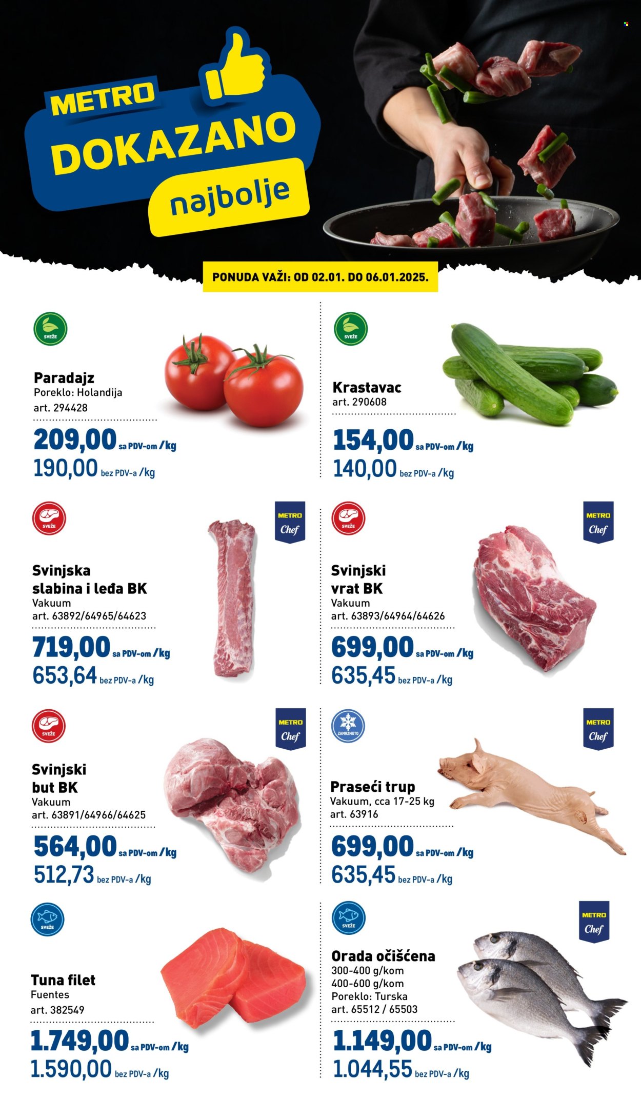 Metro katalog - 02.01.2025 - 06.01.2025. Stranica 1