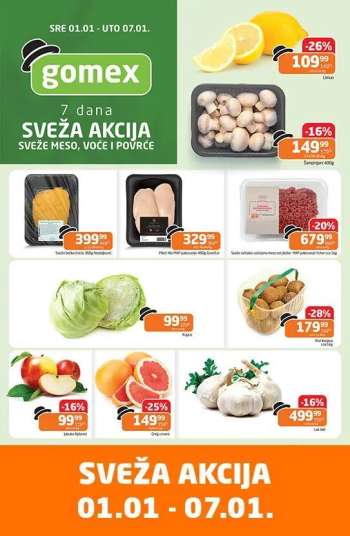 Gomex katalog - 01.01.2025 - 07.01.2025.
