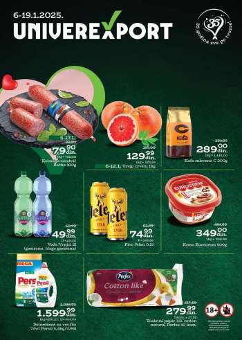Univerexport katalog - 06.01.2025 - 19.01.2025.