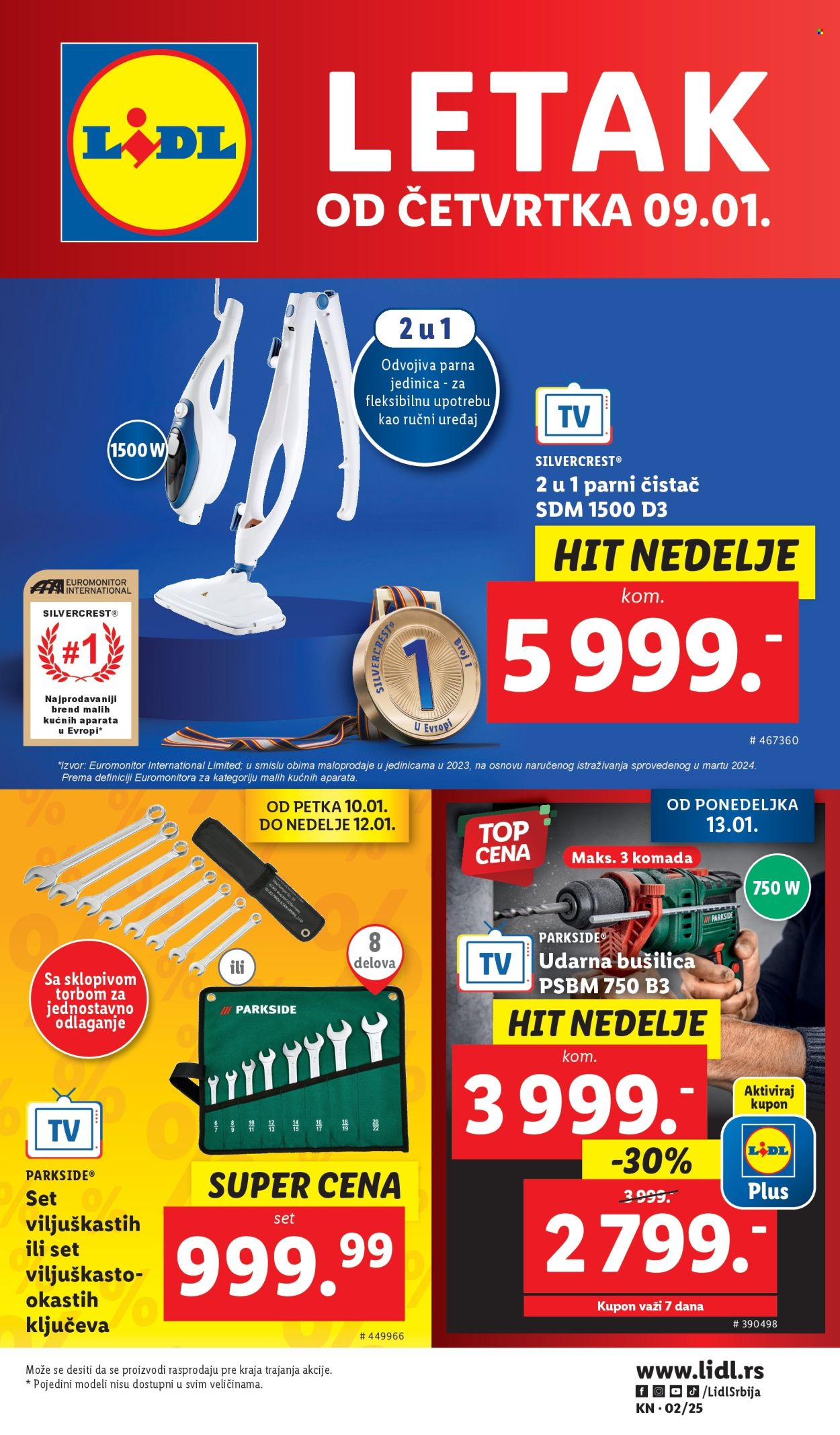 Lidl katalog - 09.01.2025 - 15.01.2025. Stranica 1