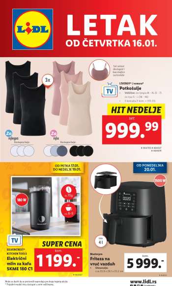 Lidl katalog - 16.01.2025 - 22.01.2025.
