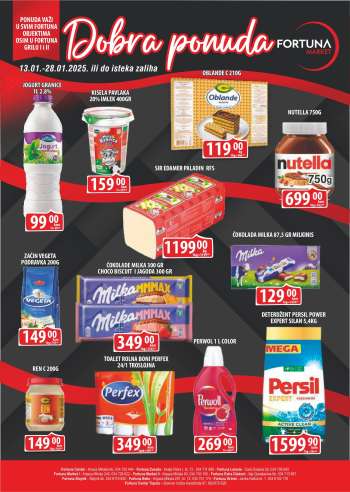 Fortuna Market katalog - 13.01.2025 - 28.01.2025.