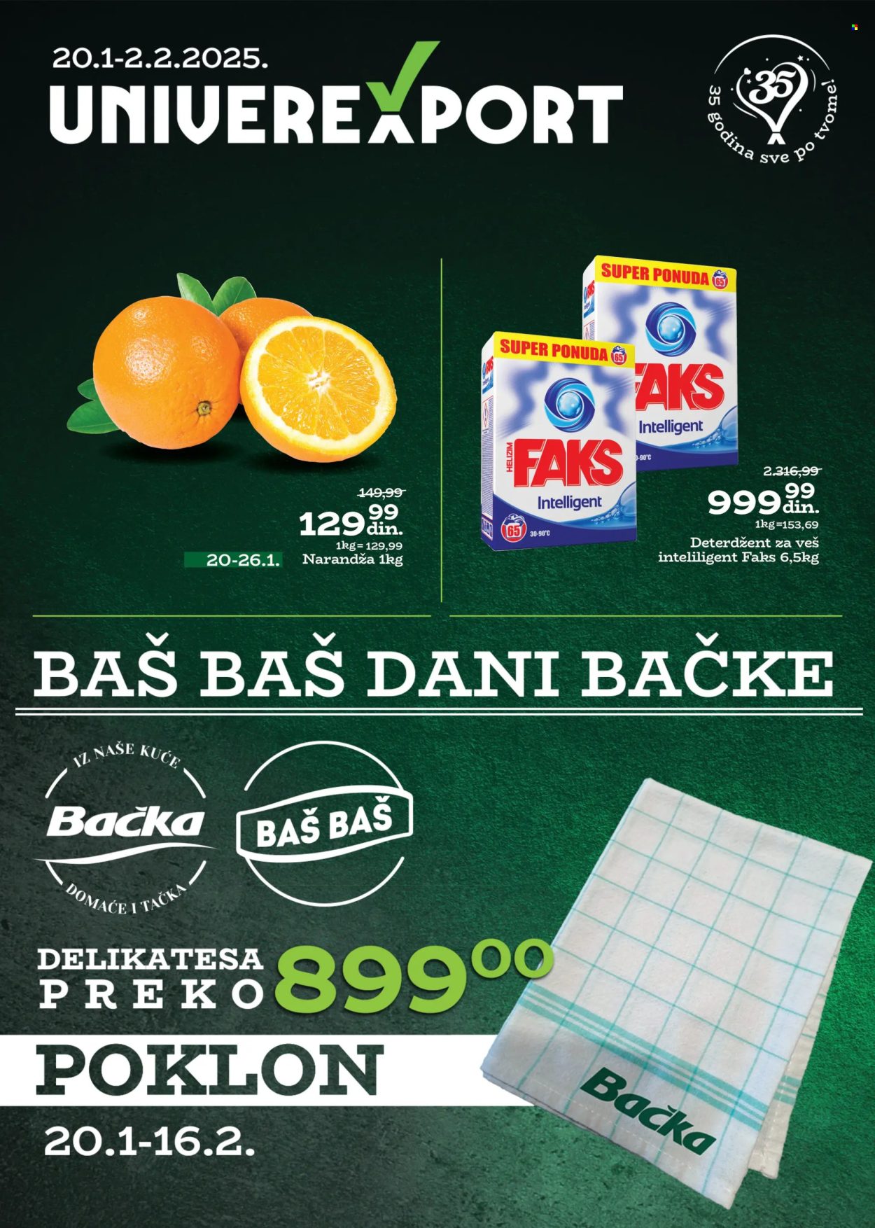 Univerexport katalog - 20.01.2025 - 02.02.2025. Stranica 1