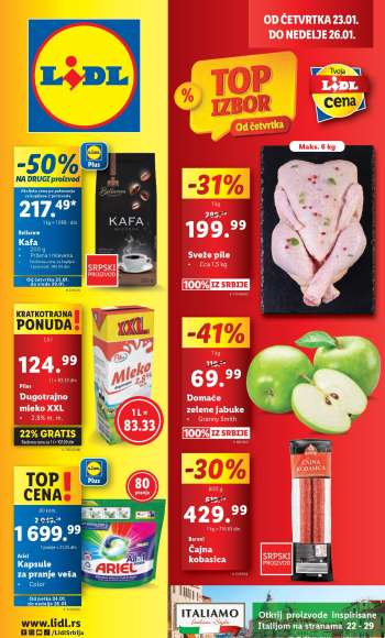 Lidl katalog - 23.01.2025 - 29.01.2025.