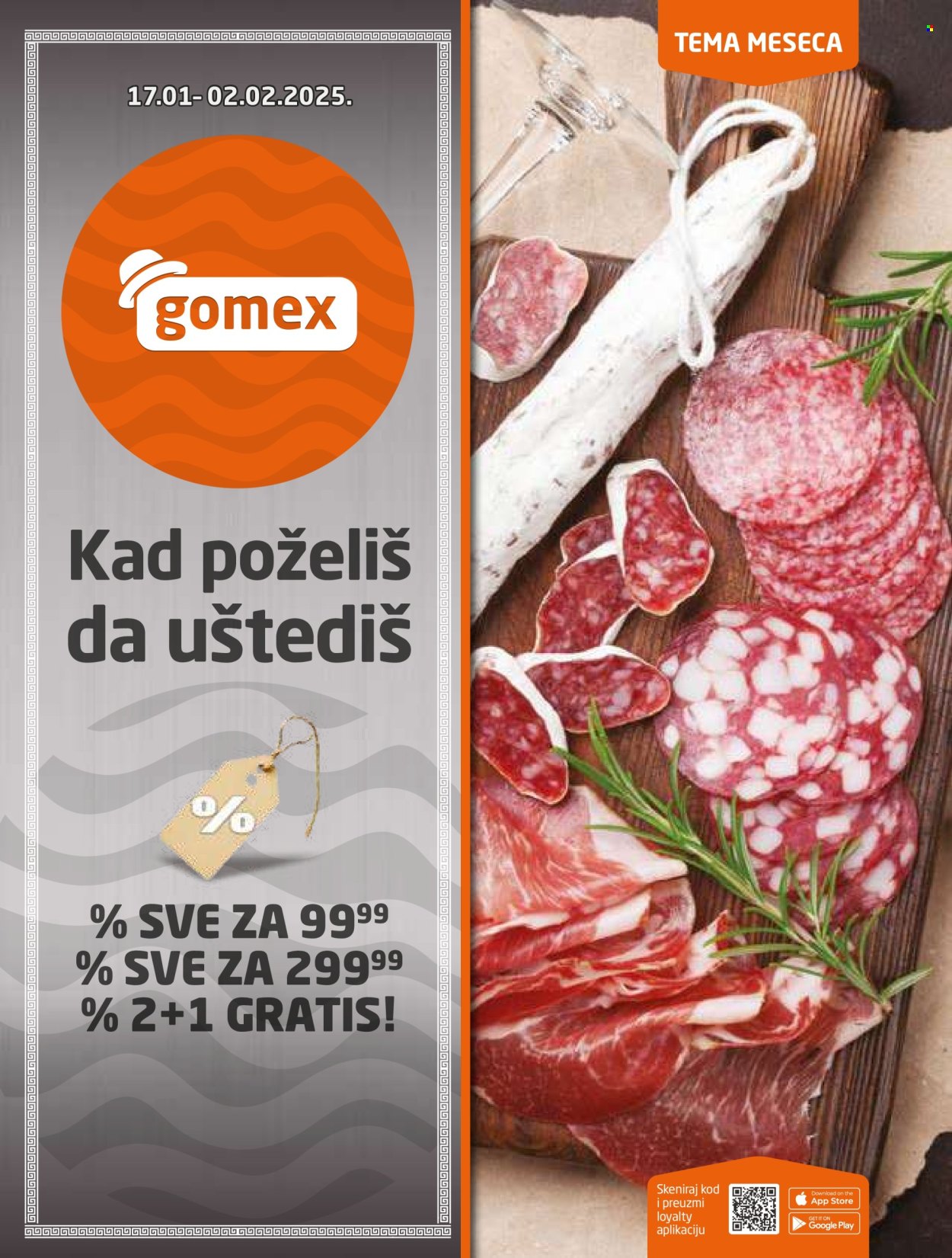 Gomex katalog - 17.01.2025 - 02.02.2025. Stranica 1