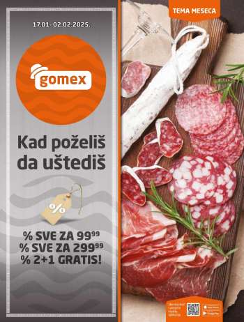 Gomex katalog - 17.01.2025 - 02.02.2025.
