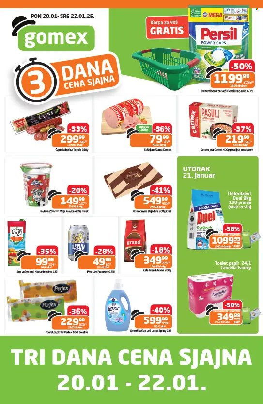 Gomex katalog - 20.01.2025 - 22.01.2025. Stranica 1